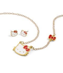 PEERS HARDY Hello Kitty Set necklace + earrings