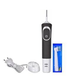 Oral-B Vitality 100 Cross Action Adult Rotating-oscillating toothbrush Black,White