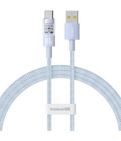 Baseus Gem USB A to USB C fast charging cable 1 m 100 W Blue
