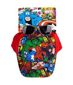Marvel Avengers set cap + sunglasses 18445484470373