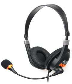 NATEC Drone Headset Wired Head-band Calls/Music Black, Orange