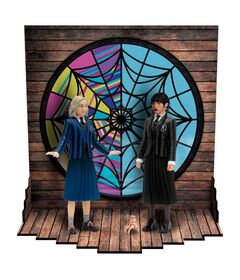 MEZCO TOYZ Wednesday - Wednesday & Enid set 2 figures 9,5cm