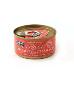 FISH4CATS  Tuna fillet with salmon - wet cat food - 70g