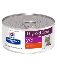 HILL'S PRESCRIPTION DIET Thyroid Care Feline y/d Wet cat food Chicken 156 g