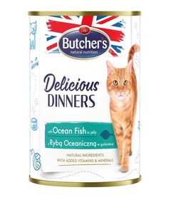 BUTCHER'S Delicious dinners Ocean Fish Chunks in jelly - wet cat food - 400 g