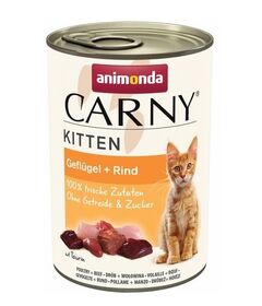 ANIMONDA Carny Kitten Beef with poultry - wet cat food - 400g