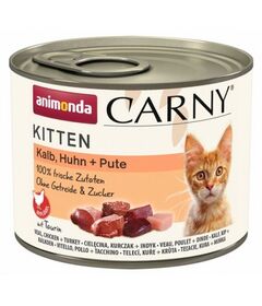 ANIMONDA Carny Kitten Veal, chicken, turkey - wet cat food - 200g