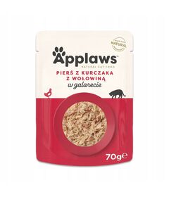 APPLAWS Chicken Breast with Beef in Jelly - wet cat food - 70g