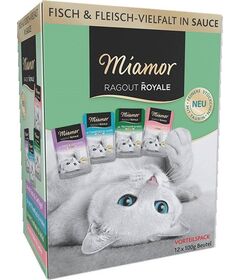 MIAMOR Ragout Royale Adult Mix in gravy - wet cat food - 12x100g