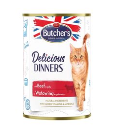 BUTCHER'S Delicious Dinners Pieces of beef in jelly - wet cat food - 400g