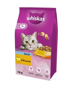 ‎Whiskas STERILE cats dry food Adult Chicken 14 kg