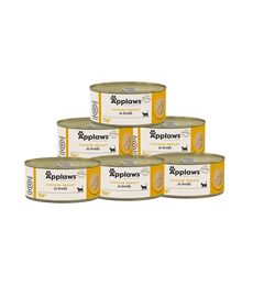 APPLAWS Chicken Breast in Broth - wet cat food - 6x70g