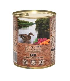 O'CANIS canned dog food- wet food- duck, millet and carrots -  800 g