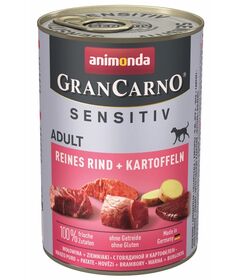 ANIMONDA GranCarno Adult Sensitiv Beef with potatoes - wet dog food - 400g