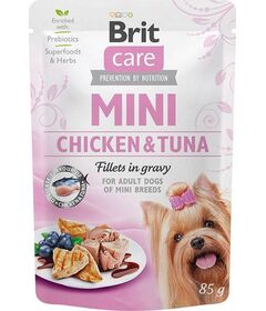 BRIT Care Mini Chicken&Tuna - Wet dog food - 85 g