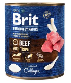 BRIT Premium by Nature Beef with Tripe - Wet dog food - 800 g