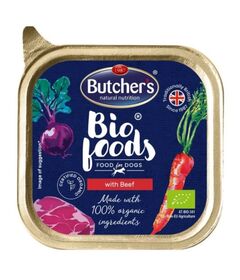 BUTCHER'S Bio Foods with beef - Wet dog food - 150 g