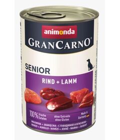 ANIMONDA GranCarno Senior Beef with lamb - wet dog food - 400g