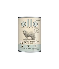 OLLO Puppy Umami Beef and Green Tripe with Duck Liver - wet dog food - 400g