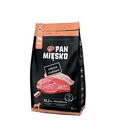 Mr. Meat Veal with Turkey M - dry dog ​​food - 3 kg