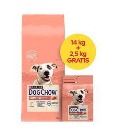 PURINA Dog Chow Sensitive Salmon - dry dog food - 14 + 2,5kg
