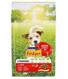 FRISKIES Mini Menu Beef with Vegetables - dry dog food - 1.5 kg