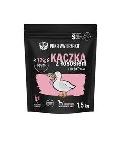 PAKA ZWIERZAKA Puppy Duck with salmon S - dry dog food - 1,5kg