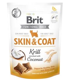 BRIT Functional Snack Skin&Coat Krill  - Dog treat - 150g