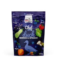 SYTA MICHA Chef Duck, berries and spinach - dry dog food - 1,5kg