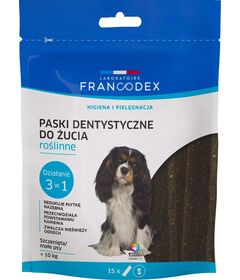 FRANCODEX Dental Strips S - dog treat - 15