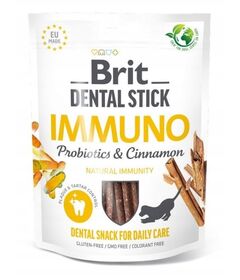 BRIT Dental Stick Immuno Probiotics & Cinnamon - dog treat - 251 g