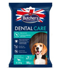 BUTCHER'S Dental Care - dental snack for medium sized dogs - 180g