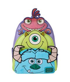 LOUNGEFLY Loungefly Disney Pixar Monsters INC Mike Sully and Randall backpack 31cm