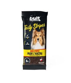BULT Tasty stripes Duck - dog treat - 6 pcs