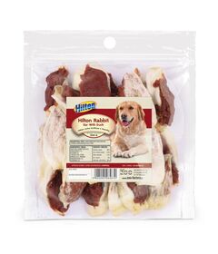 HILTON Rabbit ear with duck - dog chew - 500g