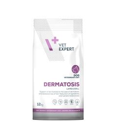 VET EXPERT Veterinary Diet Dermatosis Dog Lamb & Krill - dry dog food - 12 kg