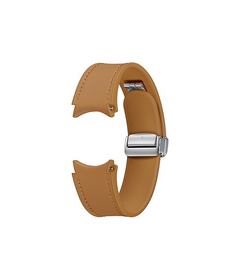 Samsung Galaxy Watch 6 D-Buckle Hybrid Eco-Leather Band Camel (M/L)