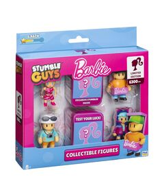 STUMBLE GUYSxBARBIE FIGURES 6 PACK DELUXE BOX VER.A