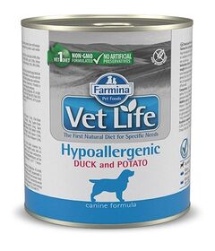 FARMINA Vet Life Diet DOG Hypoallergenic Duck & Potato - wet dog food - 300 g