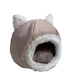 GO GIFT cat bed - beige - 40x40x34 cm