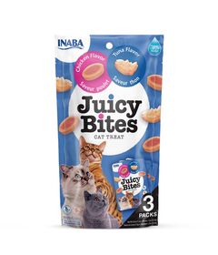 INABA Juicy Bites Chicken and tuna - cat treats - 3 x 11g