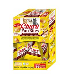INABA Churu Fun Bites Chicken, tuna and cheese - cat treats - 8x12g