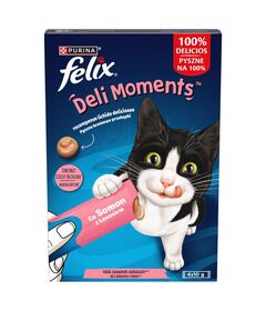 PURINA Felix Deli Moments Salmon - cat treats - 4x10g