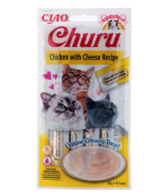 INABA Churu Chicken with cheese - cat treats - 4x14 g