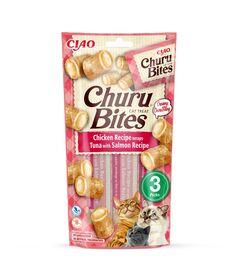 INABA Churu Bites Chicken with tuna and salmon - cat treats - 3x10 g