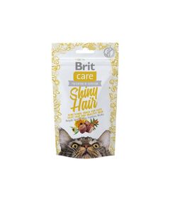 Brit Care Cat Snack SHINY Hair - cat treat - 50 g
