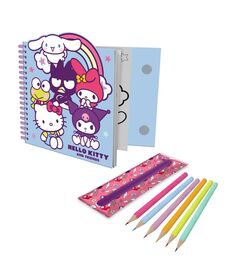 KIDS LICENSING Hello Kitty and Friends Activity notebook + removable case