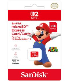 NINTENDO SWITCH 2 SanDisk Micro SD Express 256GB