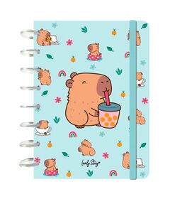 LOVELY STORY Capibara Bubble Tea A5 notebook