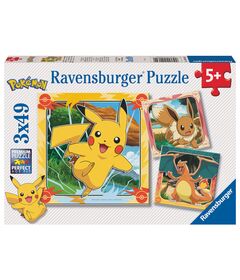 RAVENSBURGER Pokemon puzzle 3x39pcs